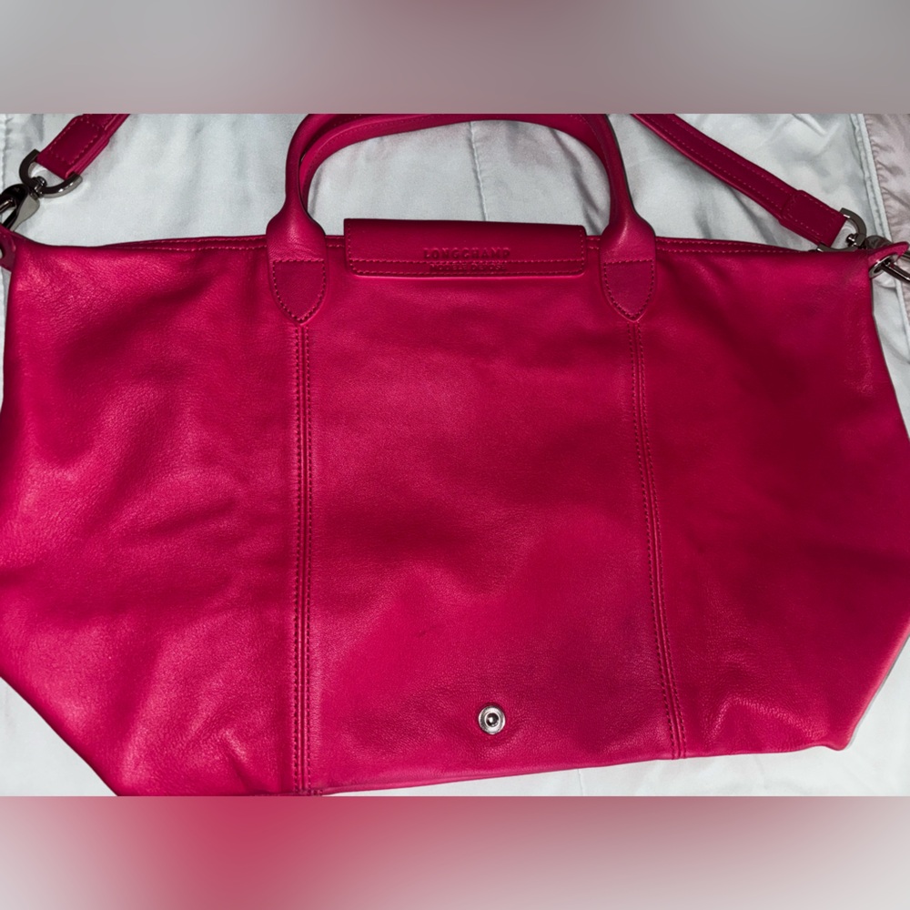 Longchamp Pink Shoulder Bag with Structured Design - Picture 3 of 5
